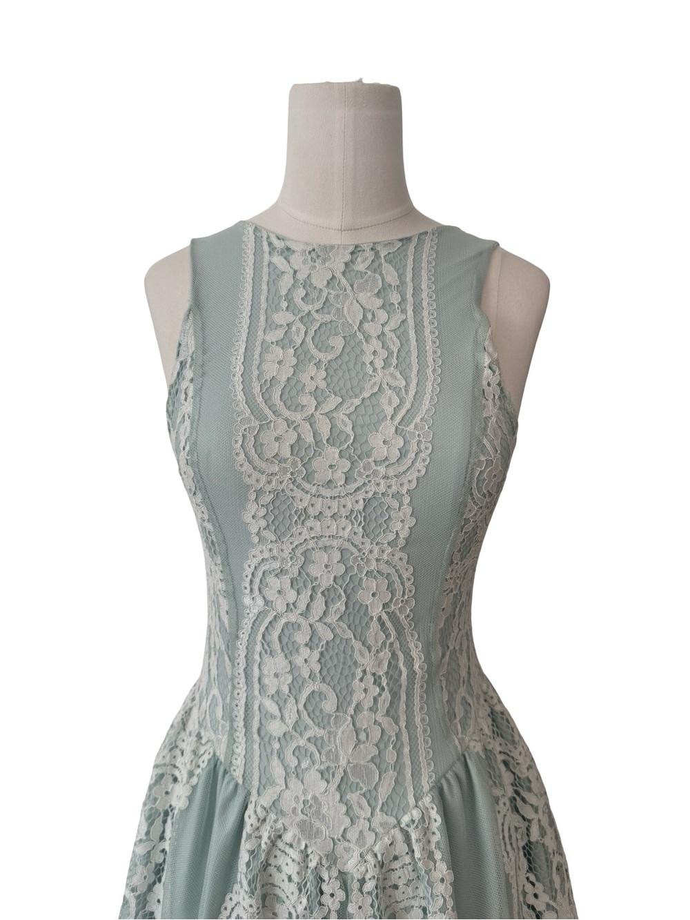 For love and lemons Light Lace  Blue Romper XS - Picture 7 of 10